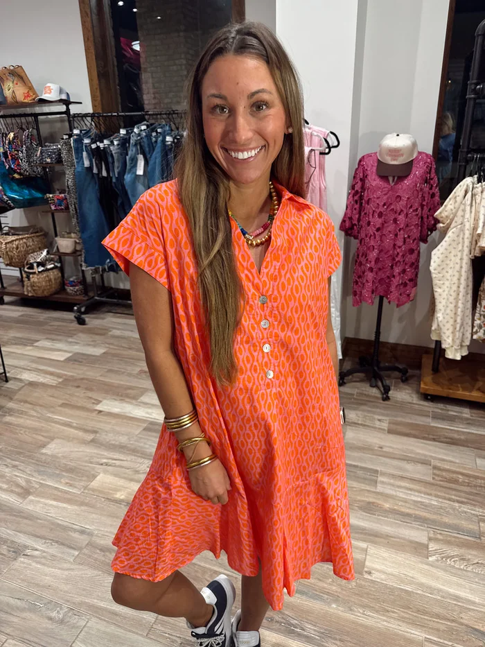 Graphic Print Dress