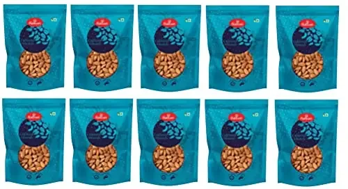 Haldiram Raw Almonds 100 g X 10 Pouch