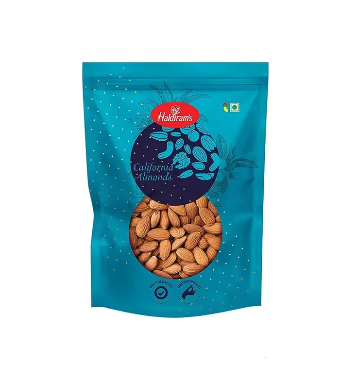 Haldiram‘s California Almonds 250g Badam Giri Dietary Fibre Rich In Protein And Increase Stamina Real Nuts Whole Natural Badam Dry Fruits Boost Immunity Raw American Almonds