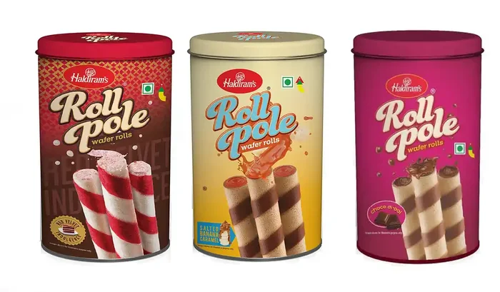 Haldirams Combo Wafer Rolls 150g x 3 Chocolate Wafer Roll Sticks Smooth Crunchy Snacks Crackers Sweet Treats for Kids Rich & Creamy Ready to Eat Snacks Sweet Dessert Pack of 3