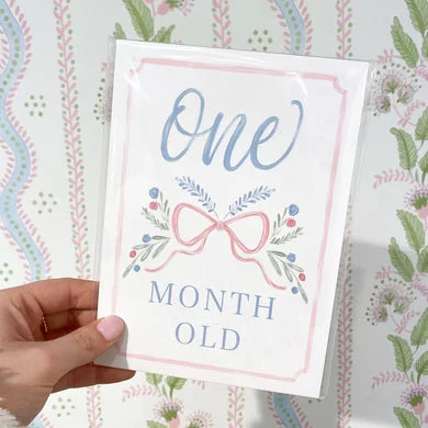 Hamner Hill Pretty in Pink Milestone Cards