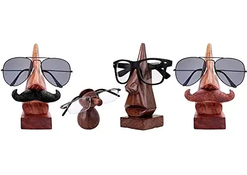 Handmade Wood Spectacle HolderSet of 4