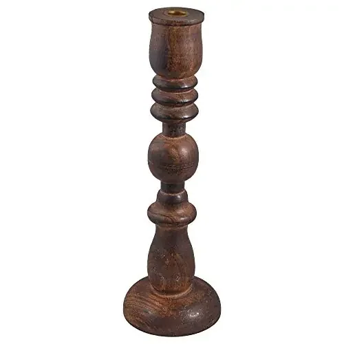 Handmade Wooden Candle HolderSet of 1