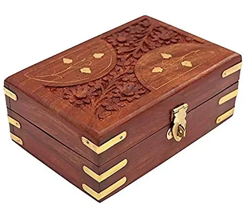 Handmade Wooden Jewellery Box for Women Jewel Organizer