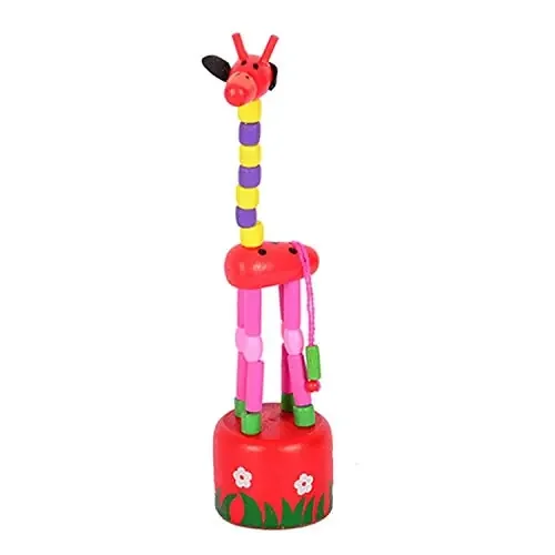 Handmade Wooden Toy Giraffe
