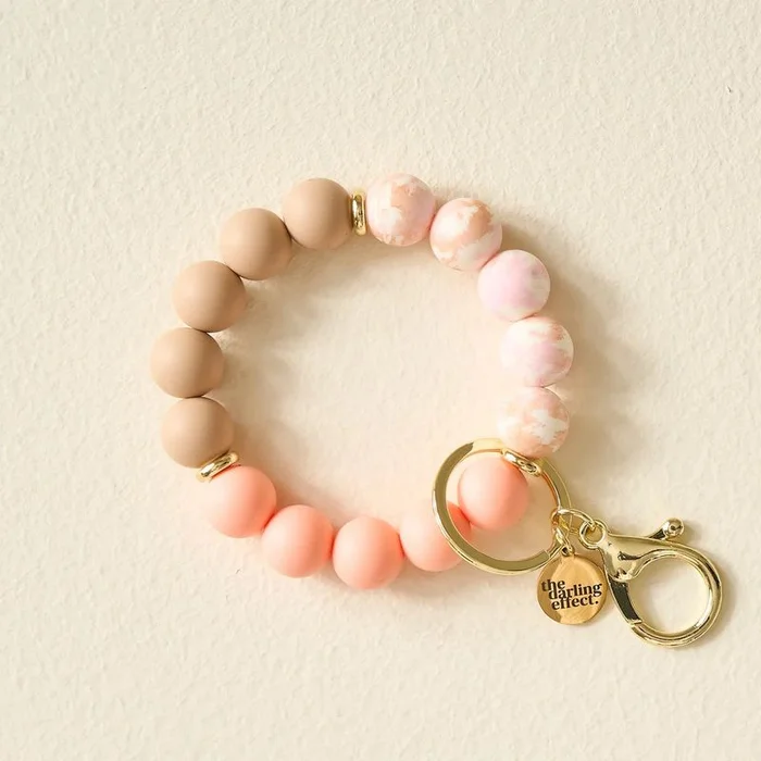 Hands Free Keychain Wristlet Boho Beauty