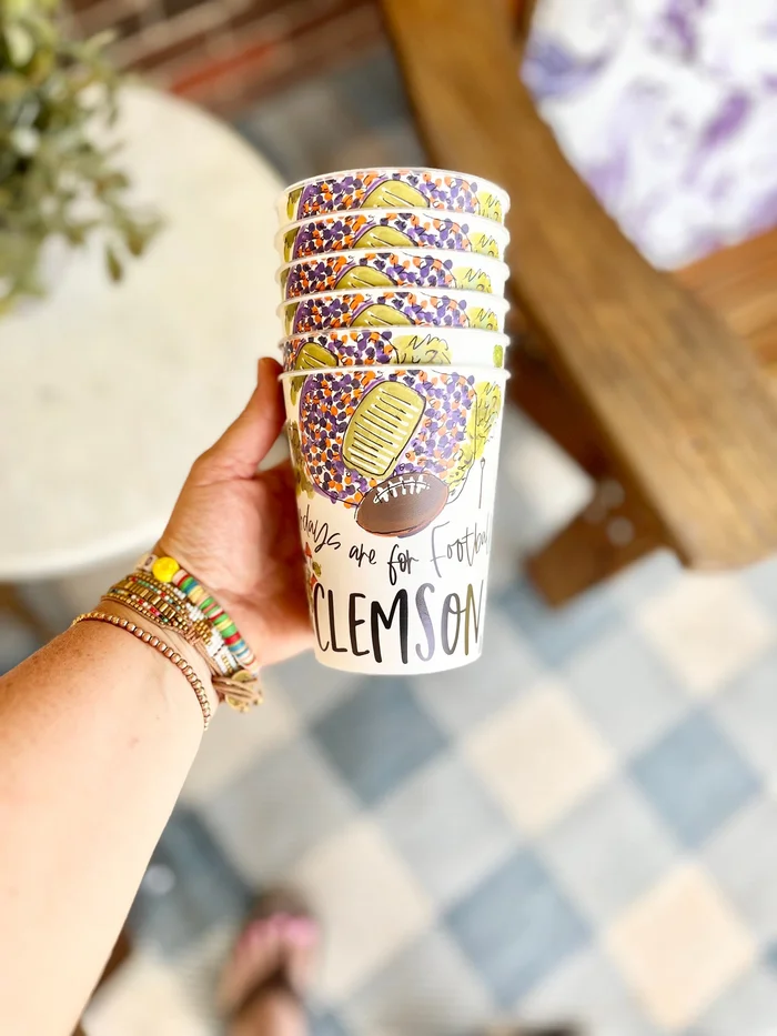 HAPPY BY RACHEL Clemson, SC Reusable Party Cups