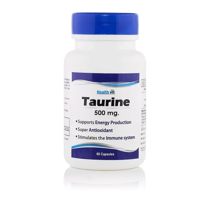 Healthvit Taurine Multivitamin Supplement Essential Multivitamin Tablets for Women Boost Energy Immunity Improves Heart Health Helps Support Nerve Growth Improve Liver Function – 60 Capsules