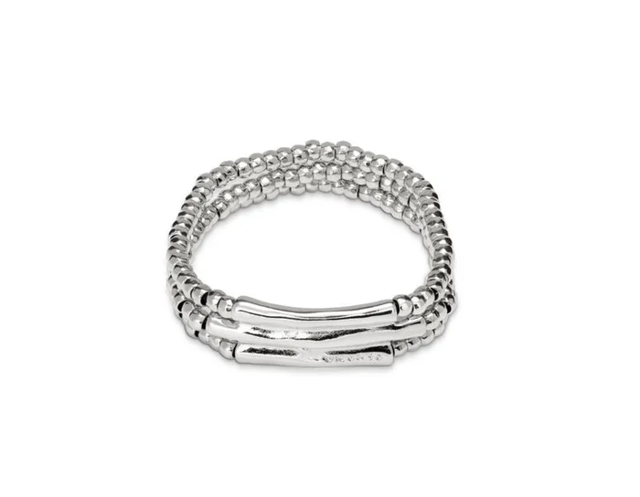 Heavy Metal Bracelet Silver