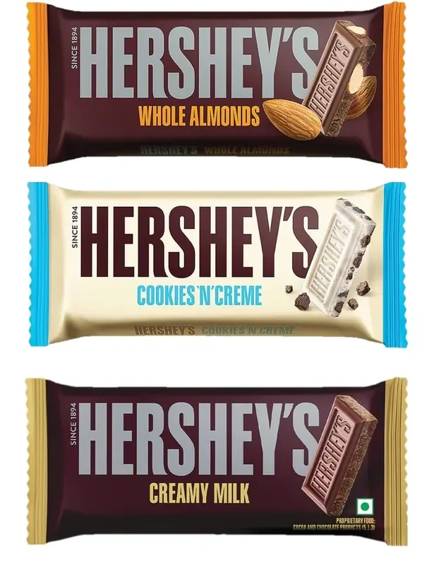 HERSHEY‘S 2 Whole Almonds, 2 Cookies ‘N‘ Creme And 2 Milk Bar 40G-Pack Of 6,240 Grams