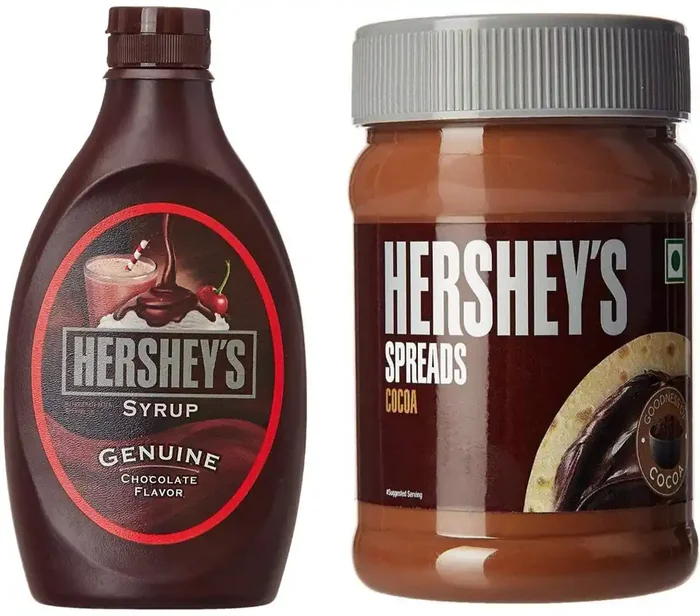Hershey‘s Chocolate Syrup, 623 Gm & Cocoa Spread 350 Gm