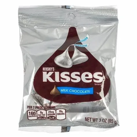 HERSHEY‘S KISSES MILK CHOCOLATE 85G