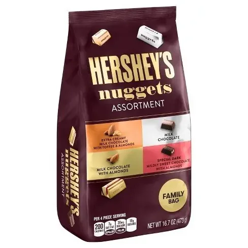 Hershey‘s Nuggets Assortment Family Bag, Chocolate flavor, 473gm