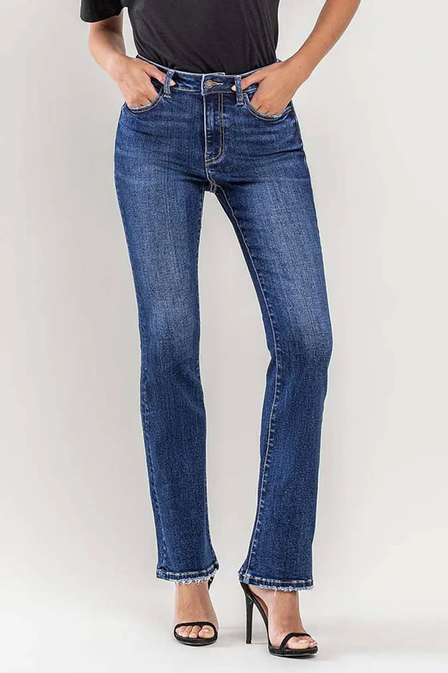 High Rise Medium Wash Boot Cut by Lovervet