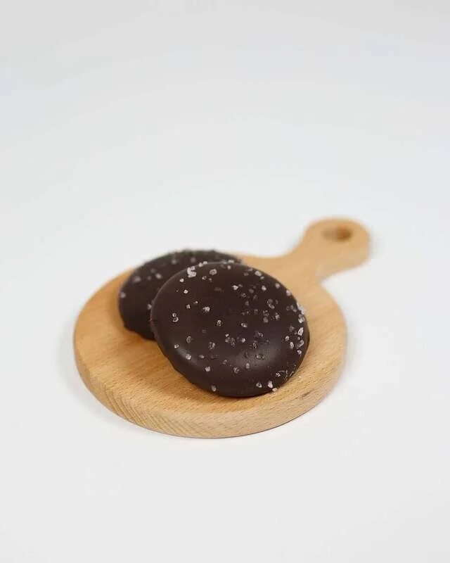 Homemade Chocolates by Michelle Sea Salt Caramel