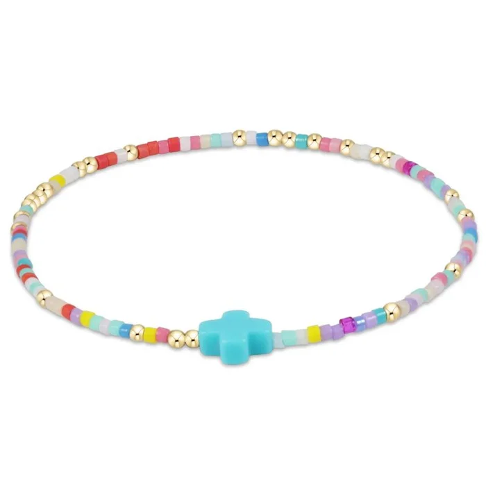 Hope Unwritten Signature Cross Bracelet Hot Mess