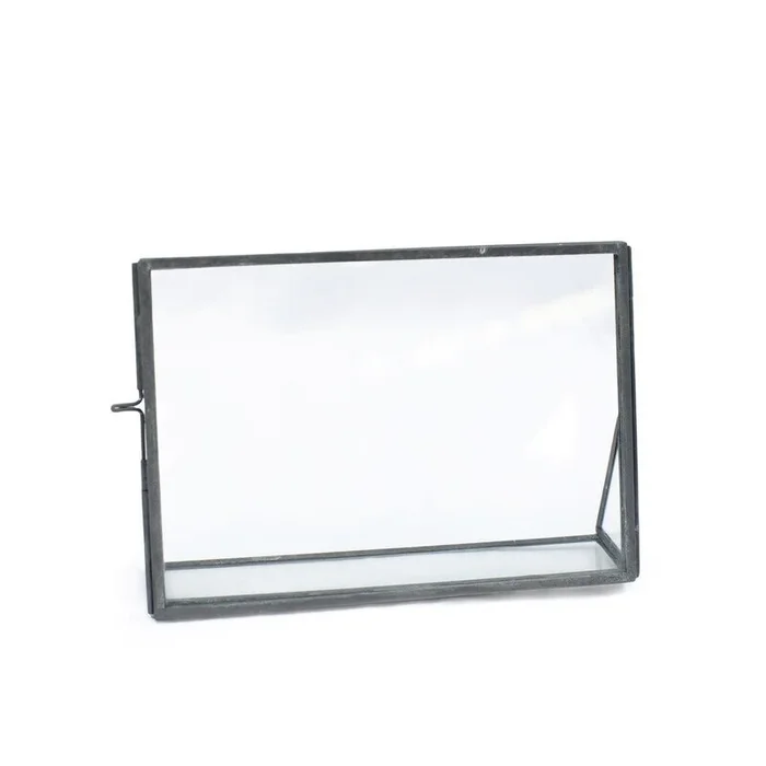 HORIZ FLOAT FRAME W/GLSS STND