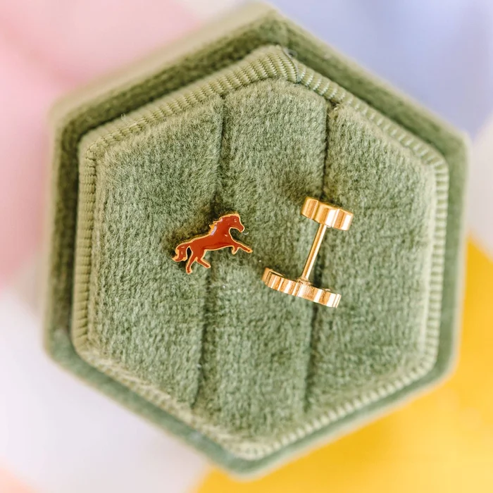 Horse earrings