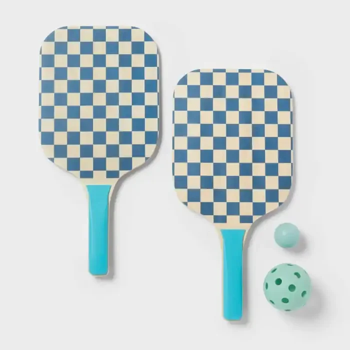 Hydro Toy Pickleball Set 4pc – Sun Squad™ PVC & Wood Material Sports Set