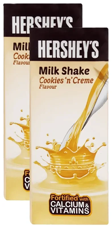 Hypercity Combo – Hershey‘s Milk Shake Cookies and Creme, 250ml (Pack of 2) Promo Pack