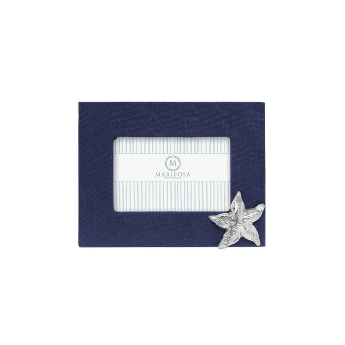 ICON NAVY LINEN FRAME