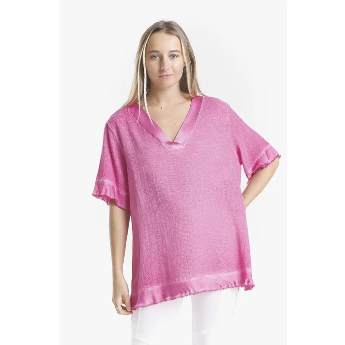 Idalia Elbow-Sleeve Top