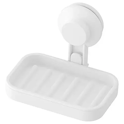 Ikea GULLKLOCKA Soap Dish with Suction Cup White