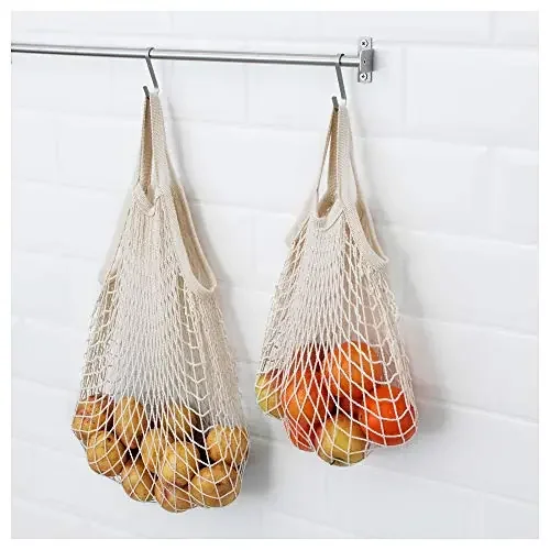 Ikea KUNGSFORS Net Bag Set of 2 Natural