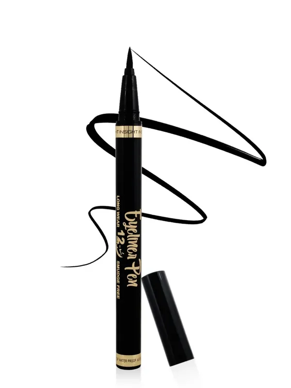 INSIGHT Cosmetics Liner Express Matte Pencil Eye Pen, 1.5G (Black)
