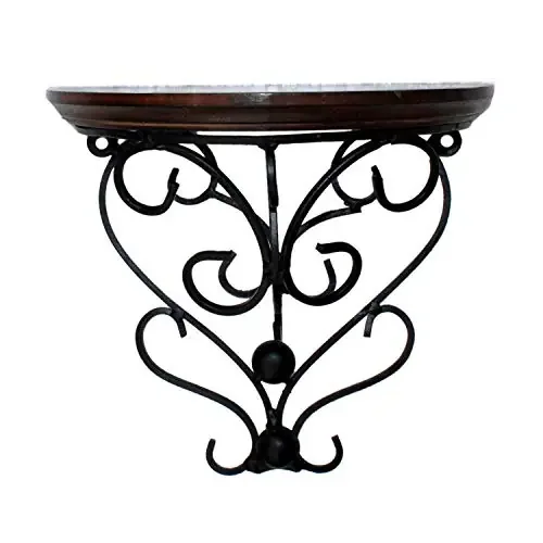 Iron Wood Wall Shelf Book Shelf Home Decor