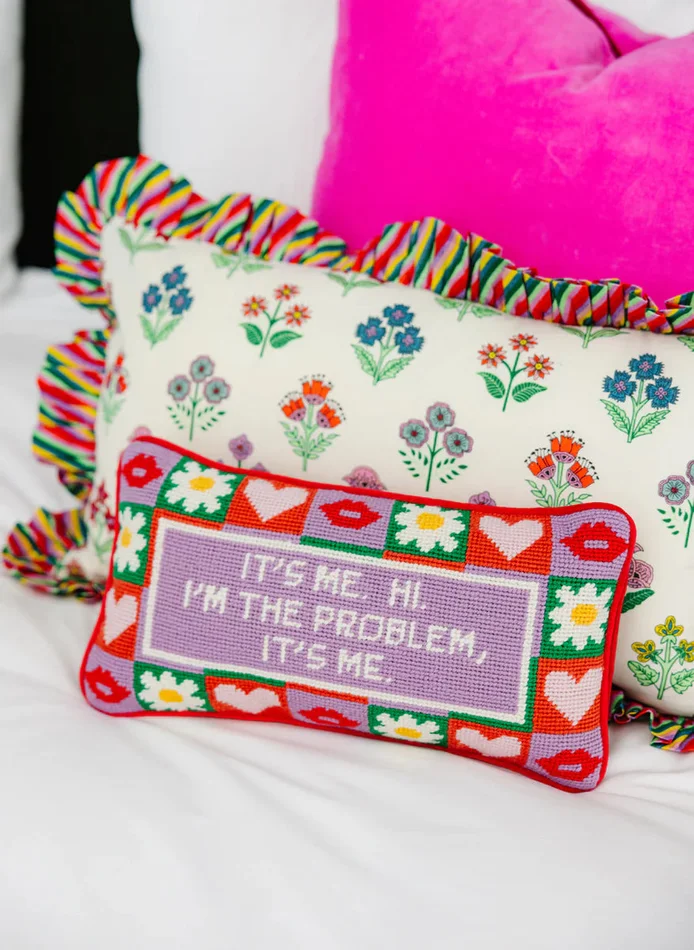 It’s Me Needlepoint Pillow