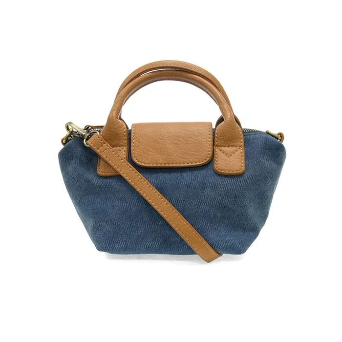 Joy Susan Mini Canvas Tote-Denim Blue-L8290-06