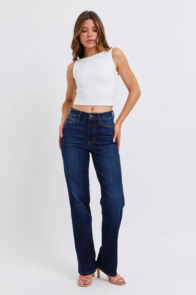 Judy Blue High Waist Straight Leg Jean