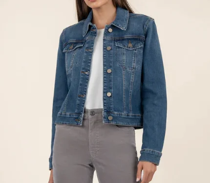 Julia Crop Denim Jacket – KUT