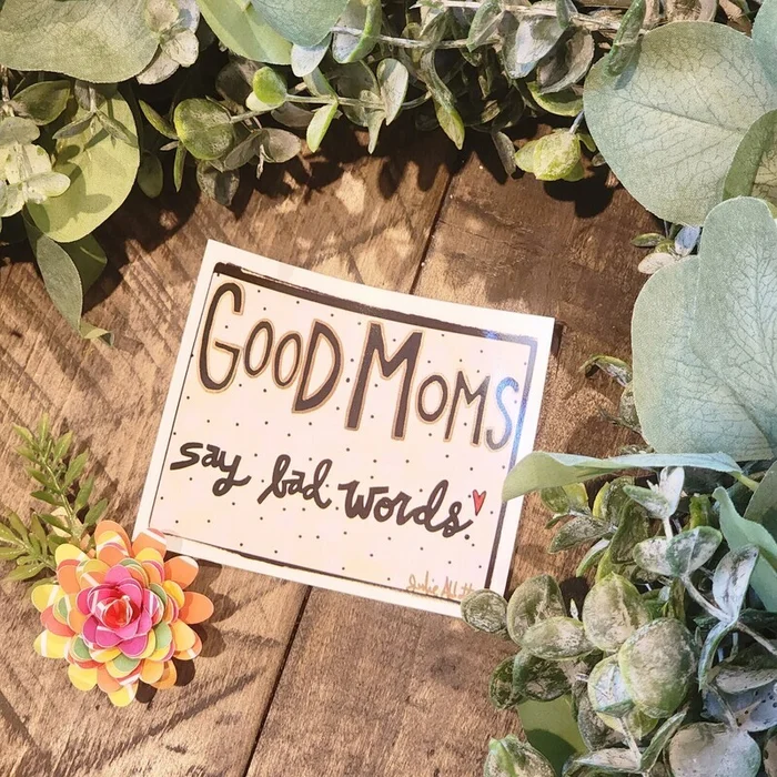Julie Abbott Art Good Moms Sticker
