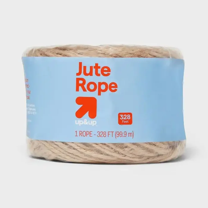 Jute Rope/Twine 328‘ – up&up™ Tan Jute Cordage, Beige Rope, Garage & Hardware Twine
