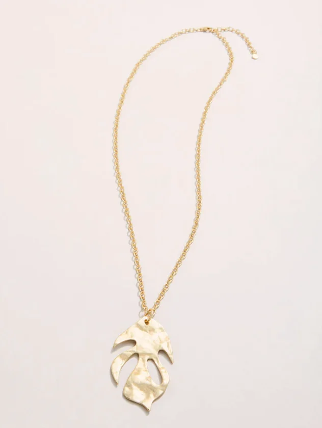 Kai Leaf Necklace 28″ – Spartina