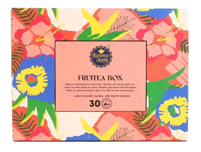 Karma Kettle Fruitea gift box – 30 Pyramid Teabags