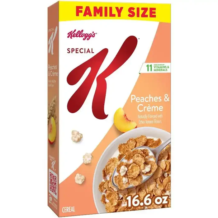 Kellogg‘s Special K Peaches and Cream Breakfast Cereal – 16.6oz