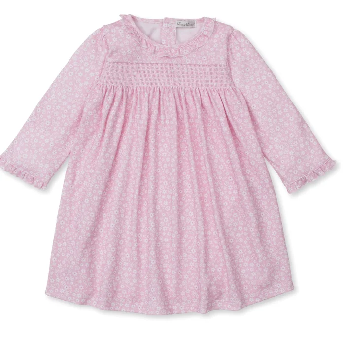 Kissy Kissy Fall in Bloom Pink Smocked Toddler Dress