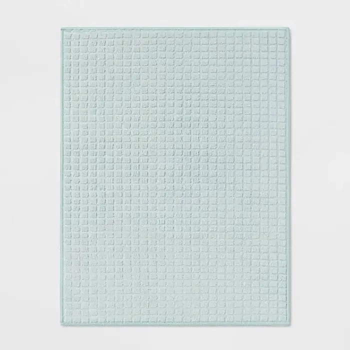 Kitchen Drying Mat Green – Room Essentials™ Mint Polyester Dish Mat, 20″x15″, Machine Washable