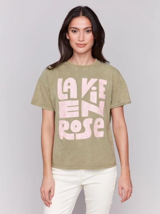 La Vi En Rose Tee