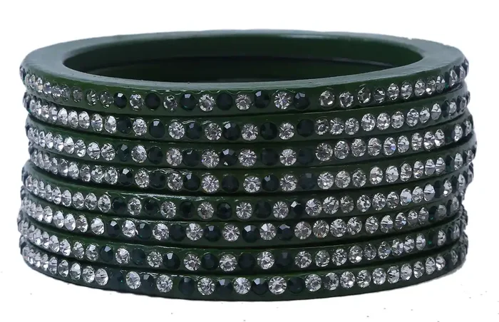 LAC BANGLES Handcrafted Lac Bangles for Women – Set of 8 (Colors Available)