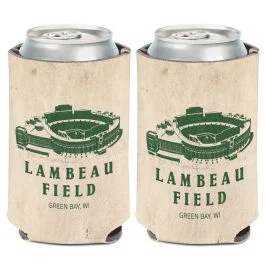Lambeau Field 2-Tone Aerial View Can Cooler