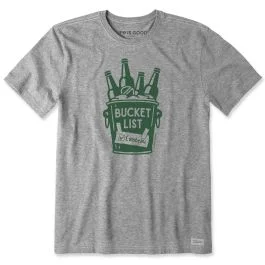 Lambeau Field Life Is Good Bucket List T-Shirt