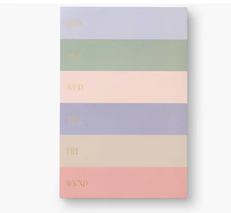 Large Memo Pad Colorblock