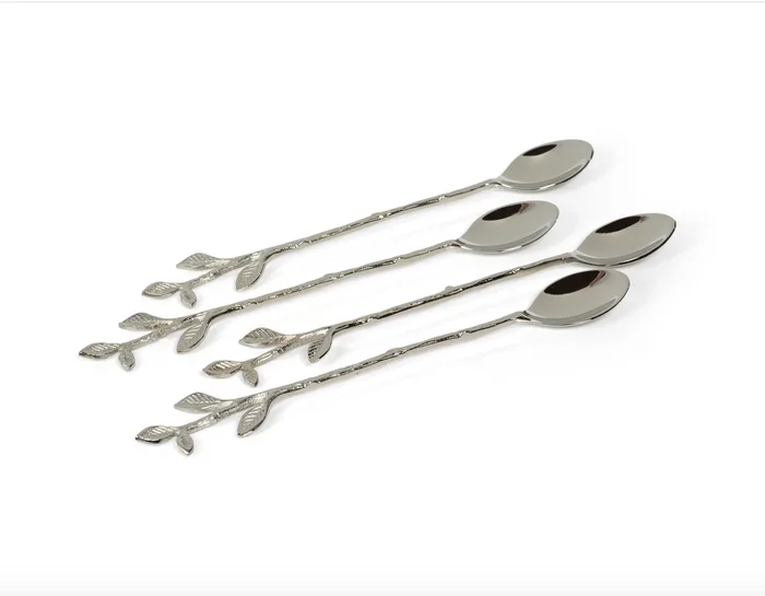 Leaves Cocktail Spoon – Silver