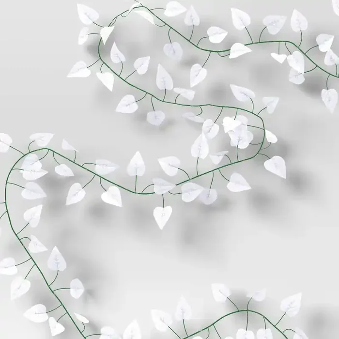 LED Vine String Light True White Leaves – Room Essentials™