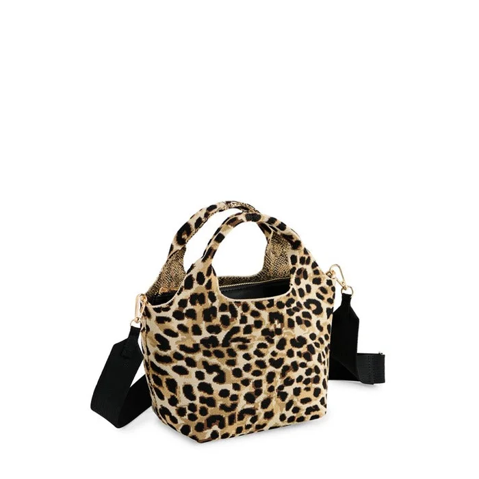 LEOPARD ROBBIE MINI TOTE