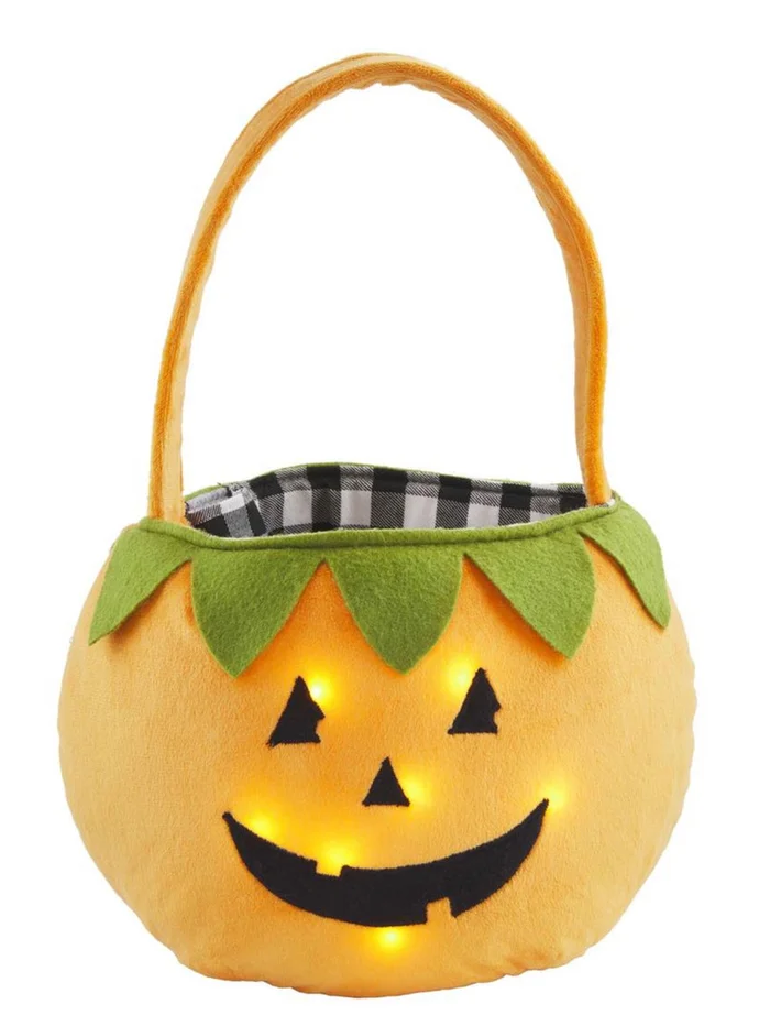 Light Up Pumpkin Bag